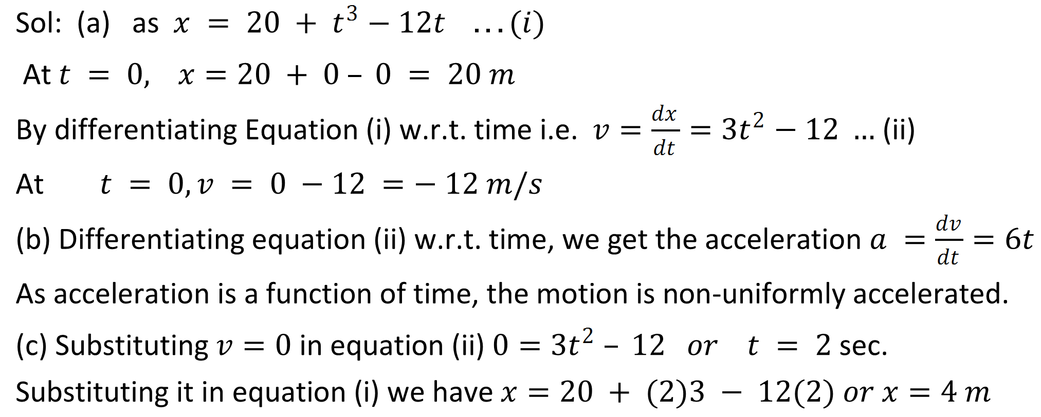 Chapter 3 motion in a straight line - vartmaan institute